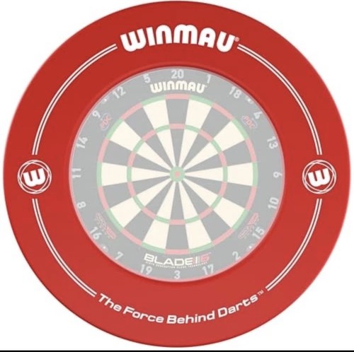 Winmau red printed - winmau,
