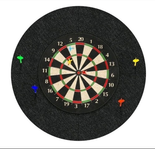 Dart board wall protector - board,