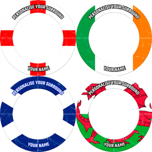Personalised nations flags - 4,