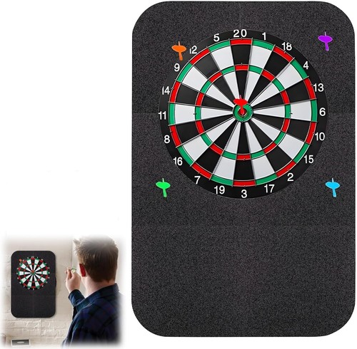 Dartboard wall protector black - dartboard,